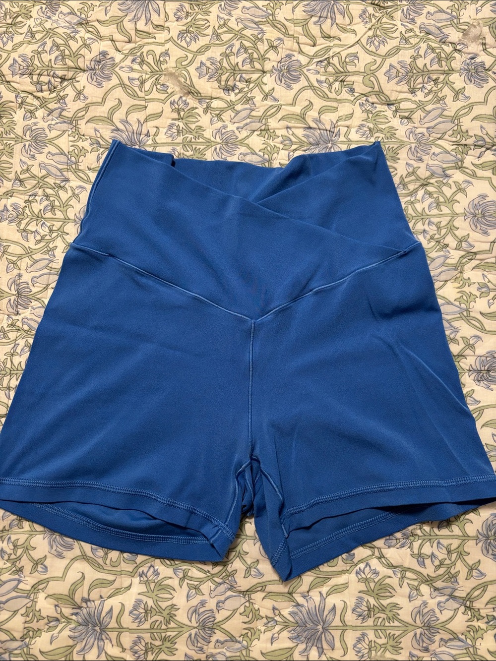 Offline by Aerie Real Me Crossover Blue Bike Shorts